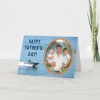 Nautical Photo Happy Fathers Day Card
