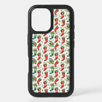 Green and Red Christmas Stockings iPhone 16 Case