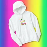 he she they pronouns T-Shirt Hoodie