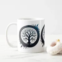 Tree of Life in Blue Coffee Mug