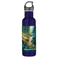 Let the Adventures Begin | Camping Themed Stainless Steel Water Bottle