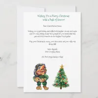 Cheeky Christmas Troll and Tree Delight