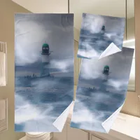 Thumbnail for Lighthouse in the storm - Baltic Sea    Bath Towel Set