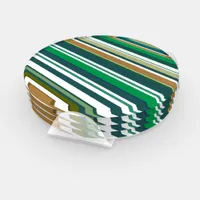 Modern New Season Stripes Coaster Set