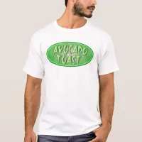 Avocado Toast Love Vintage Style Fun Logo T-Shirt