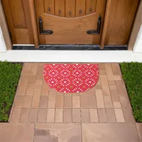 Christmas Holiday Charm Pattern 04 -  Doormat