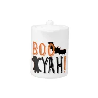 cute booyah halloween teapot