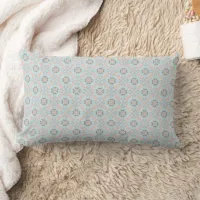 Seamless Sea Themed Pattern Lumbar Pillow