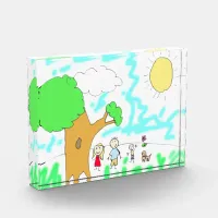 Add your Children's Artwork to this Photo Block