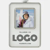 Promo Photo Modern Logo Christmas Ornament