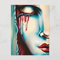 Ethereal Art Shimmery Woman Postcard