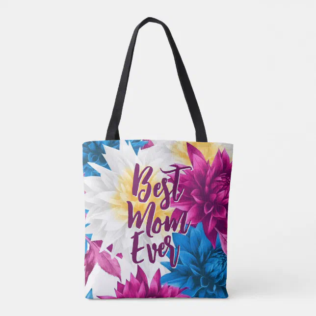 Colorful Dahlia flower | Mother's Day Tote Bag
