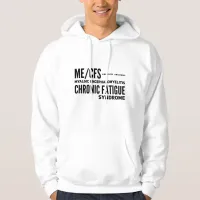 ME/CFS Chronic Fatigue  Syndrome Awareness Hoodie