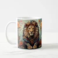 Jungle lion & Exotic Predator Wild Big Cat  Coffee Mug