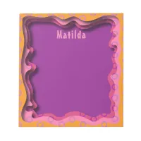 Colorful Cool Abstract Layered 3d Cutout Paper Notepad