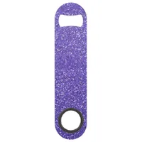 Girly Purple Sparkle Glitter Bar Key