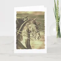 American Saddlebred Faux Vintage Card