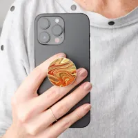 Cute Modern Elegant Copper Marble PopSocket