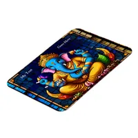 The Ganesh Colorful blue elephant God Magnet