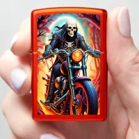 Riding through the interlacing tree limbs zippo lighter