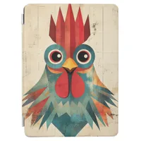 Geometric Rooster Portrait iPad Air Cover