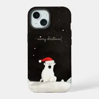 Merry Christmas Polar Bear! iPhone 15 Case