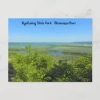 Mississippi River View from Wyalusing State Park P Postcard