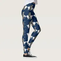 Gnome Capricorn Astrology Sign Angel Leggings