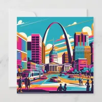 St Louis, Missouri | The Gateway Arch  Invitation