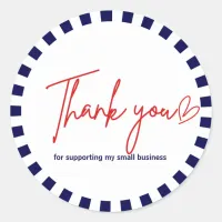 Heartfelt Business Thank You Labels