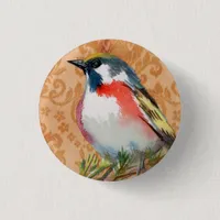 Vintage Bird Button