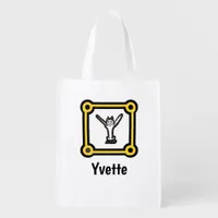 Polyester Bag - Cat Letter Y in Frame