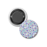 Abstract Floral Pattern - Magnet