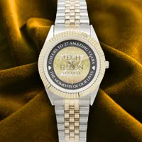 Elegant 27th Music Wedding Anniversary Celebration Watch