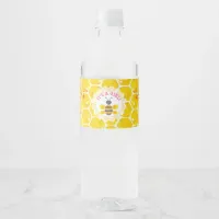 it's a Girl Bee  Baby Shower Water Bottle Labels