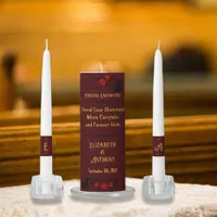 Eternal Flame Wedding Unity Candle Set