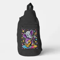 Melodic Elephant: A Musical Birthda Sling Bag