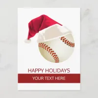 Christmas baseball Ball Santa Hat postCards