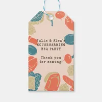 Rustic Friendsgiving Housewarming BBQ Thanksgiving Gift Tags