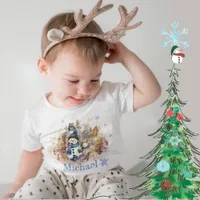 Winter Magic Snowman Baby T-Shirt