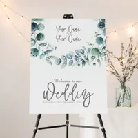 Botanical Eucalyptus Wedding  Foam Board