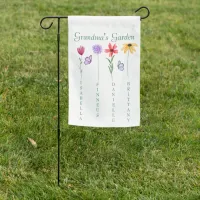 Grandma's Garden  Personalized Garden Flag