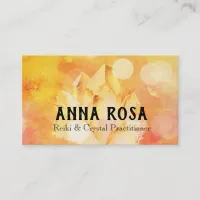 *~* Energy Healer Reiki Crystal Yoga Reiki Master Business Card