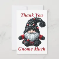 Christmas Gnome Thank You Card