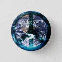 World Peace Pinback Button