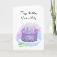 Personalized Happy Birthday Card for Her