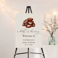 Baby is Brewing Coffee Baby Shower Welcome Sign