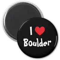 I Love Boulder Magnet