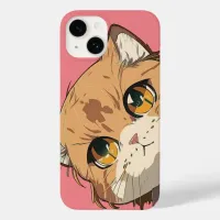 Anime Cat Face Case-Mate iPhone Case