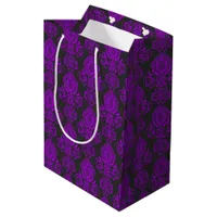 Elegant, Vintage, Victorian Steampunk Damask Medium Gift Bag